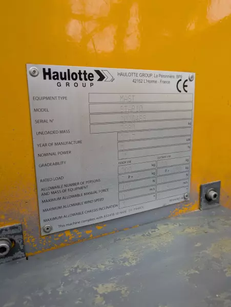 nacelle occasion HAULOTTE STAR 10AC