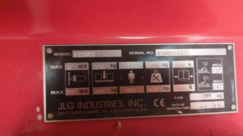 nacelle occasion JLG 1230ES