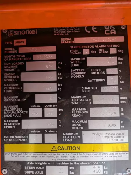 nacelle occasion SNORKEL TM12